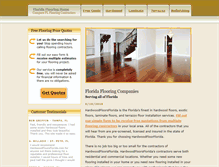 Tablet Screenshot of hardwoodfloorsflorida.com